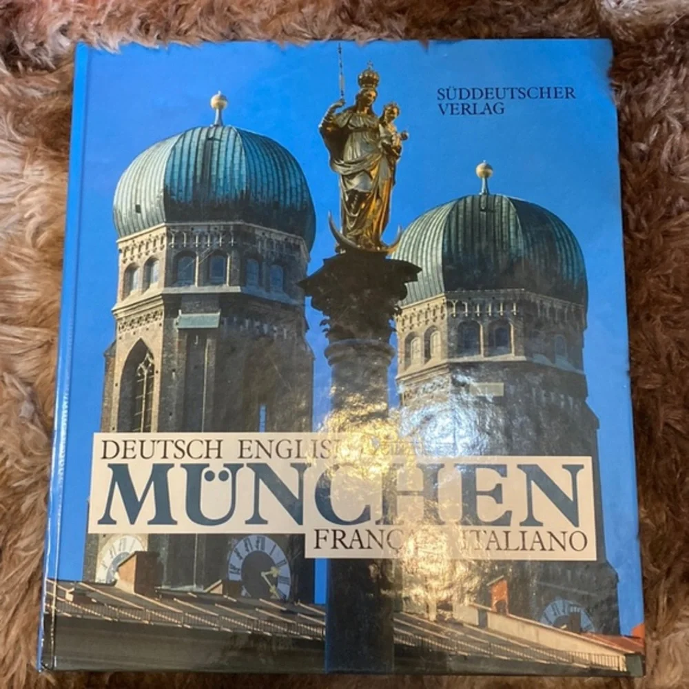 Vintage 1989 München Munich Germany Photo Travel Book 4 Languages Hardcover